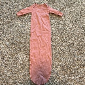 Colored organic sleeper gown- 0-3 months